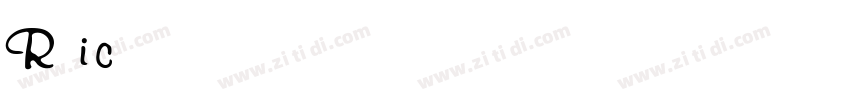 Richard Hamiltion字体转换